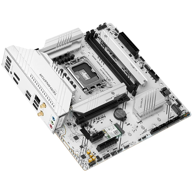 Материнская плата Maxsun Terminator B760M GKD5 ICE - MS-Terminator B760M GKD5 ICE - фото 2