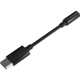 Переходник USB - 3.5 Jack (F), 0.11м, Defender JACK03-01 (87304)