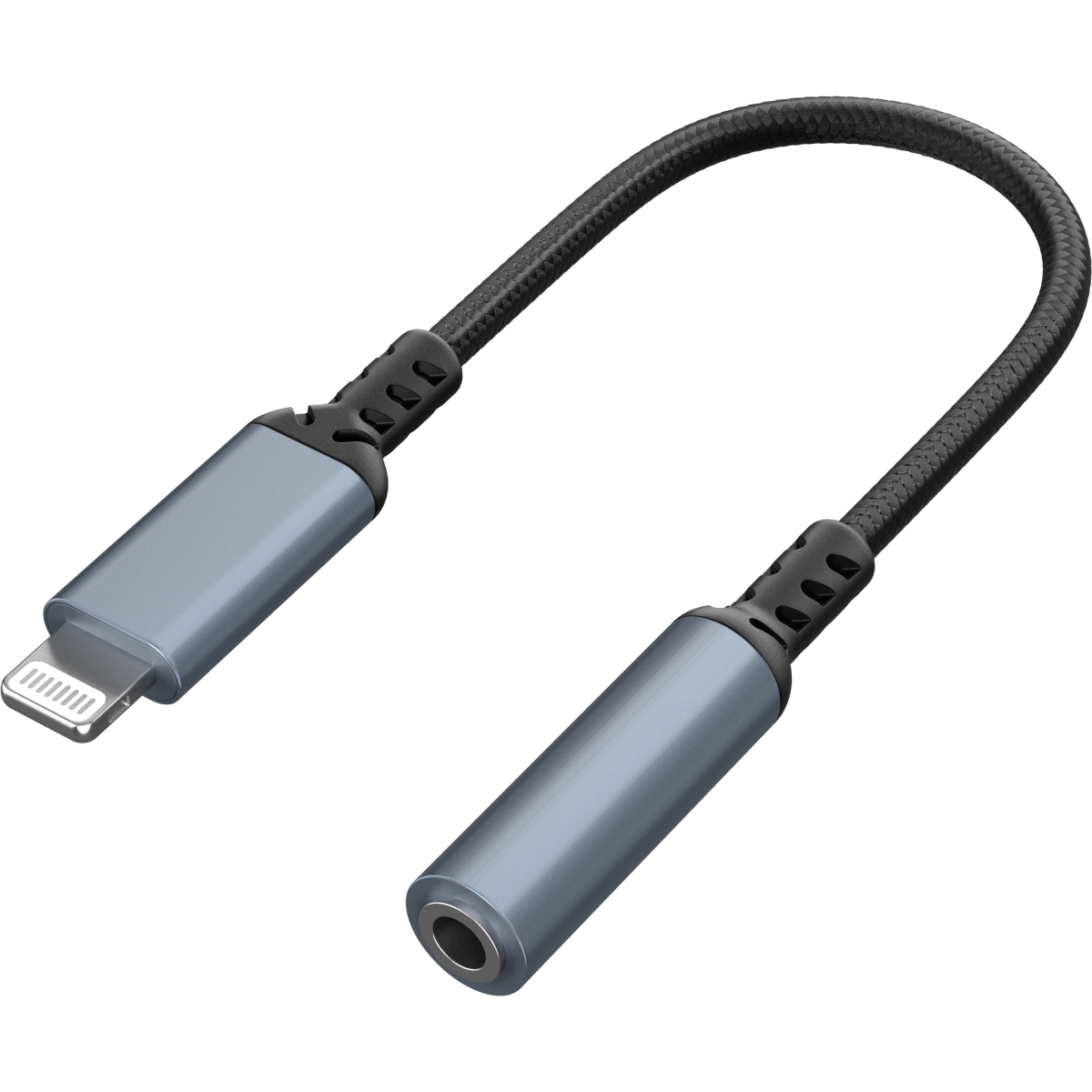 Переходник Lightning - 3.5 Jack, 0.13м, Defender JACK03-02 PRO - 87305