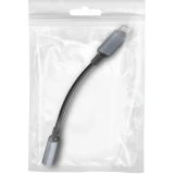 Переходник Lightning - 3.5 Jack, 0.13м, Defender JACK03-02 PRO (87305)
