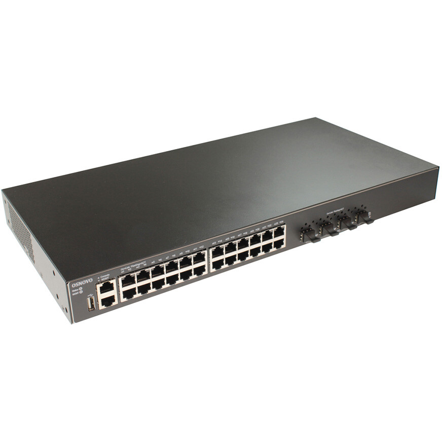 Коммутатор (свитч) Osnovo SW-24G4X-L3ST