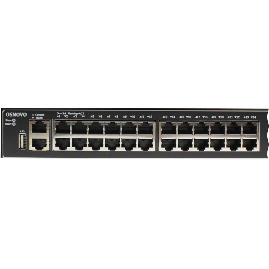 Коммутатор (свитч) Osnovo SW-24G4X-L3ST - фото 3