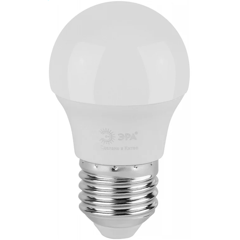 Светодиодная лампочка ЭРА P45-10W-865-E27 GL (10 Вт, E27) - Б0067039