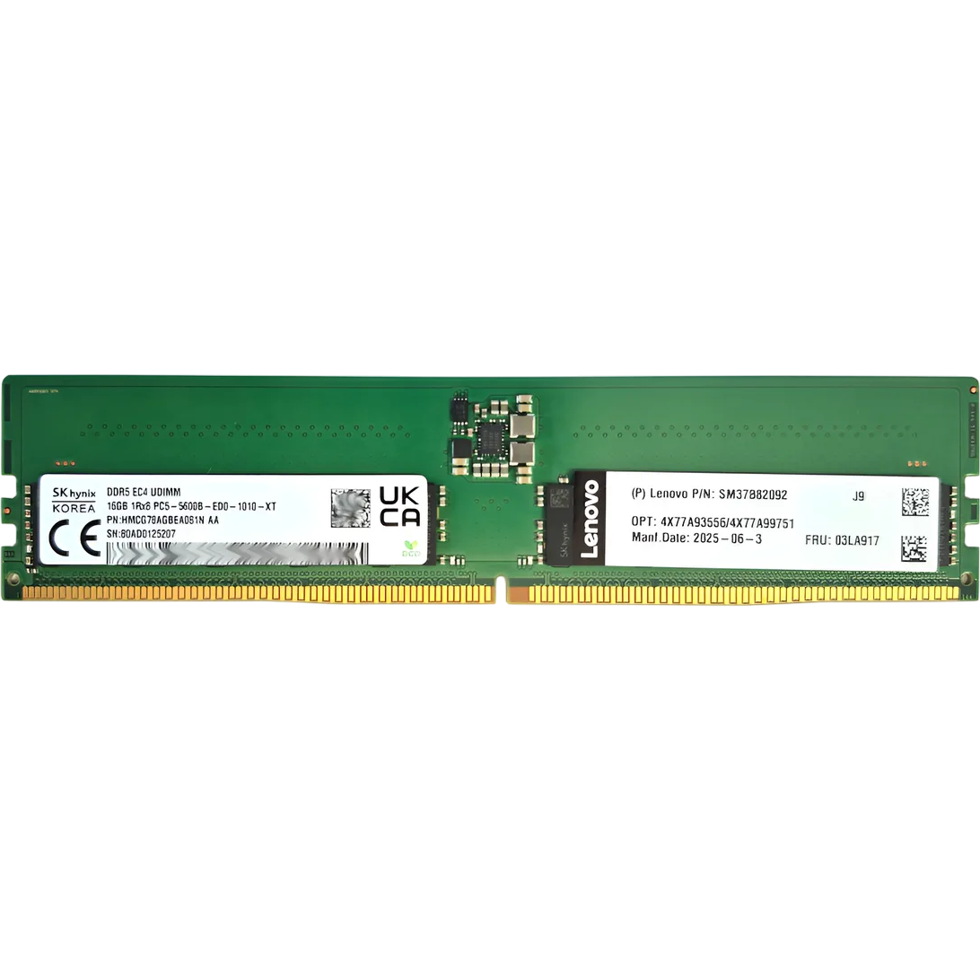 Оперативная память 16Gb DDR5 5600MHz Lenovo ECC (4X77A99751)