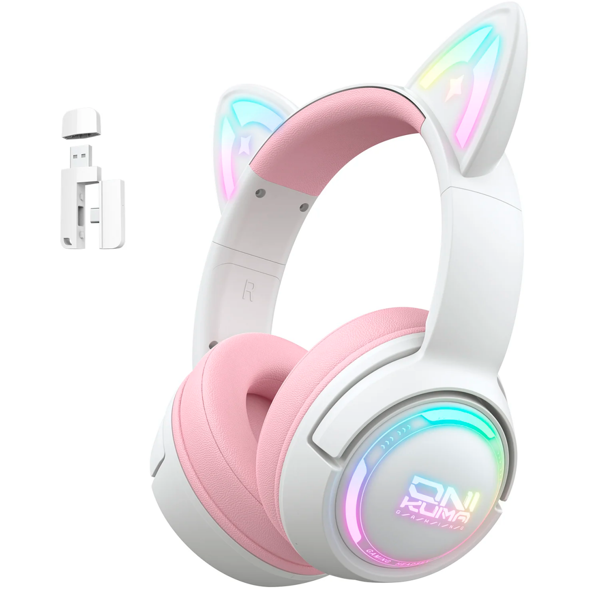 Гарнитура ONIKUMA GT838 White/Pink