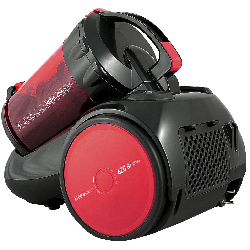 Пылесос CENTEK CT-2524 Black/Red - фото 3