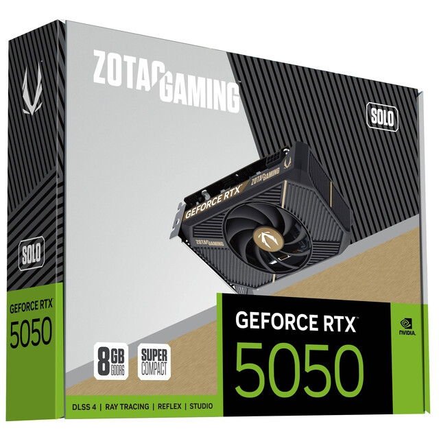 Видеокарта NVIDIA GeForce RTX 5050 Zotac Solo 8Gb (ZT-B50500G-10L) - фото 6
