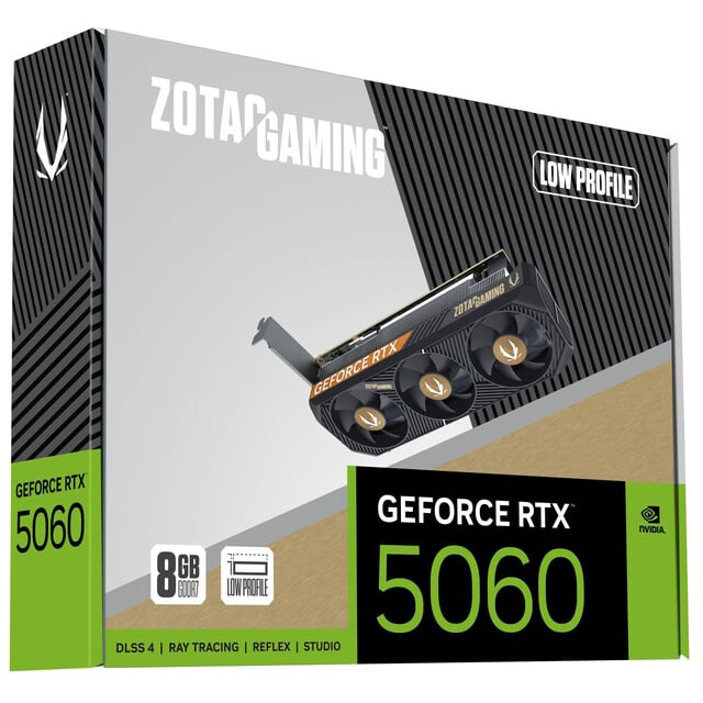 Видеокарта NVIDIA GeForce RTX 5060 Zotac Low Profile 8Gb (ZT-B50600L-10L) - фото 6