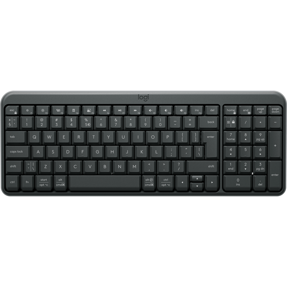 Клавиатура Logitech K250 Graphite (920-013452)