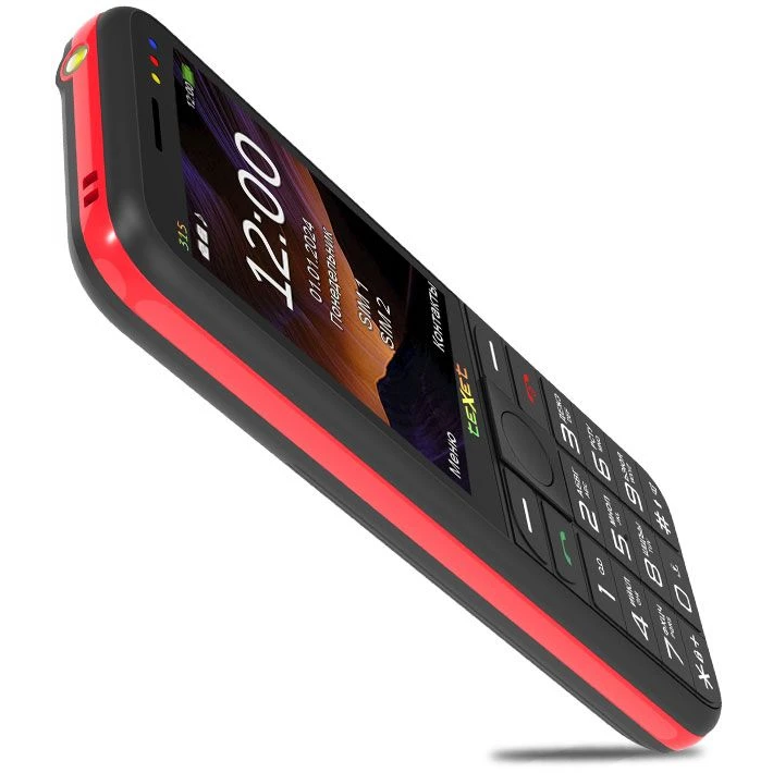 Телефон Texet TM-315 Black/Red - фото 4