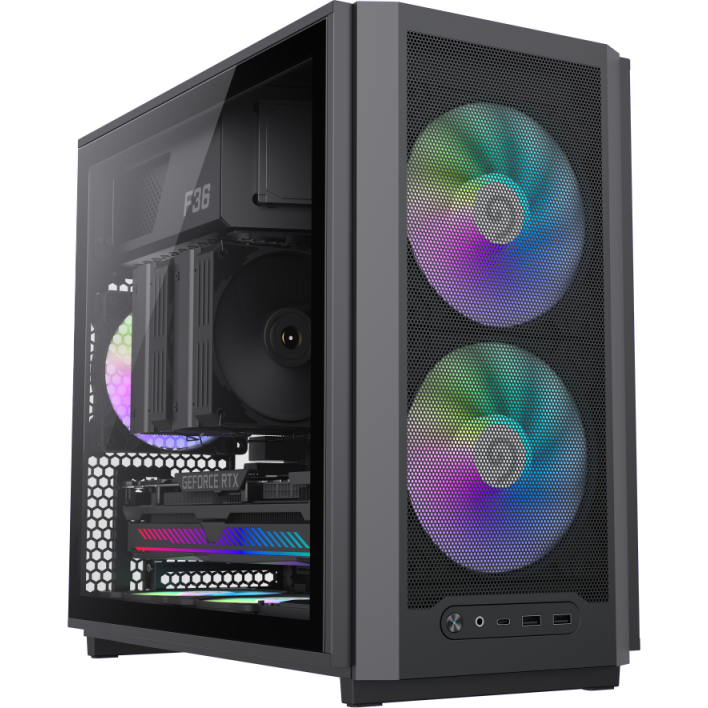 Корпус GameMax F36 BK - фото 12