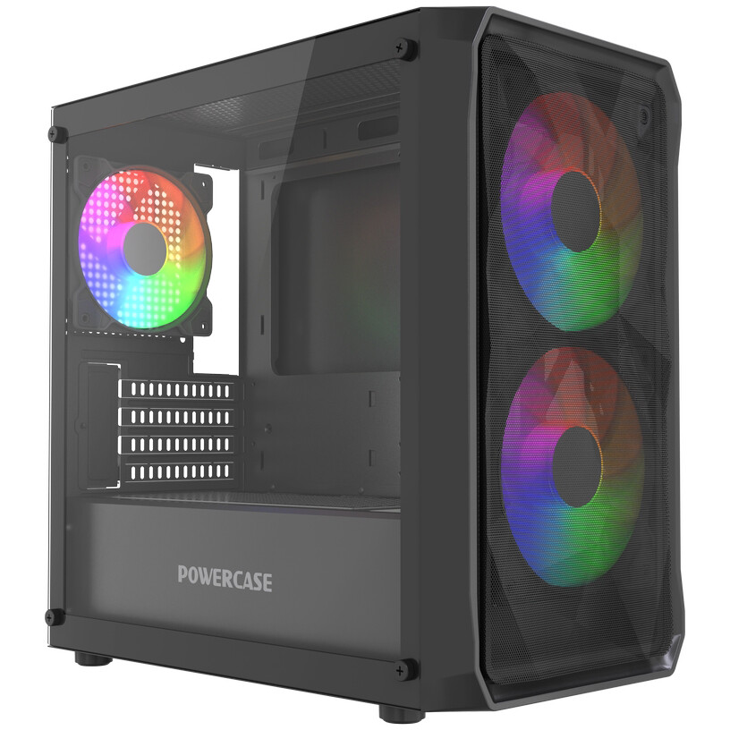 Корпус Powercase Mistral Micro A3B ARGB V2 Black