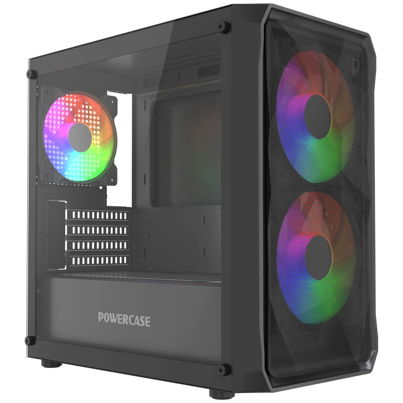Корпус Powercase Mistral Micro A3B ARGB V2 Black - CMMAB-A3-V2
