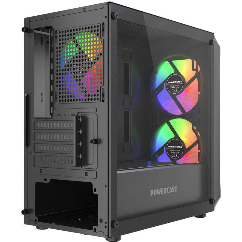 Корпус Powercase Mistral Micro A3B ARGB V2 Black - CMMAB-A3-V2 - фото 7