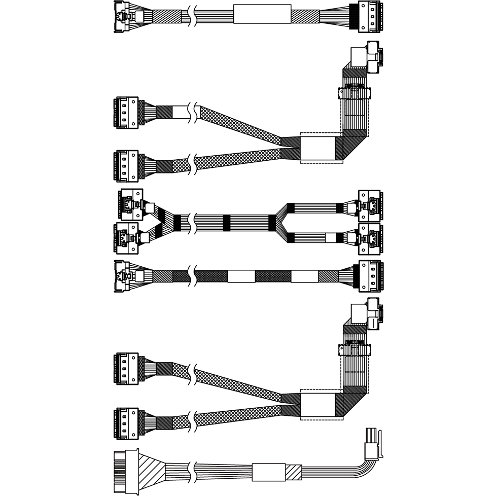 Комплект кабелей Lenovo 4X97A82936