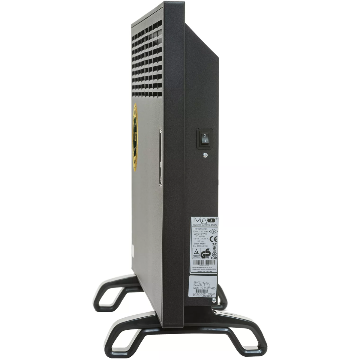 Конвектор iVigo EPK4590E25 Black - фото 5
