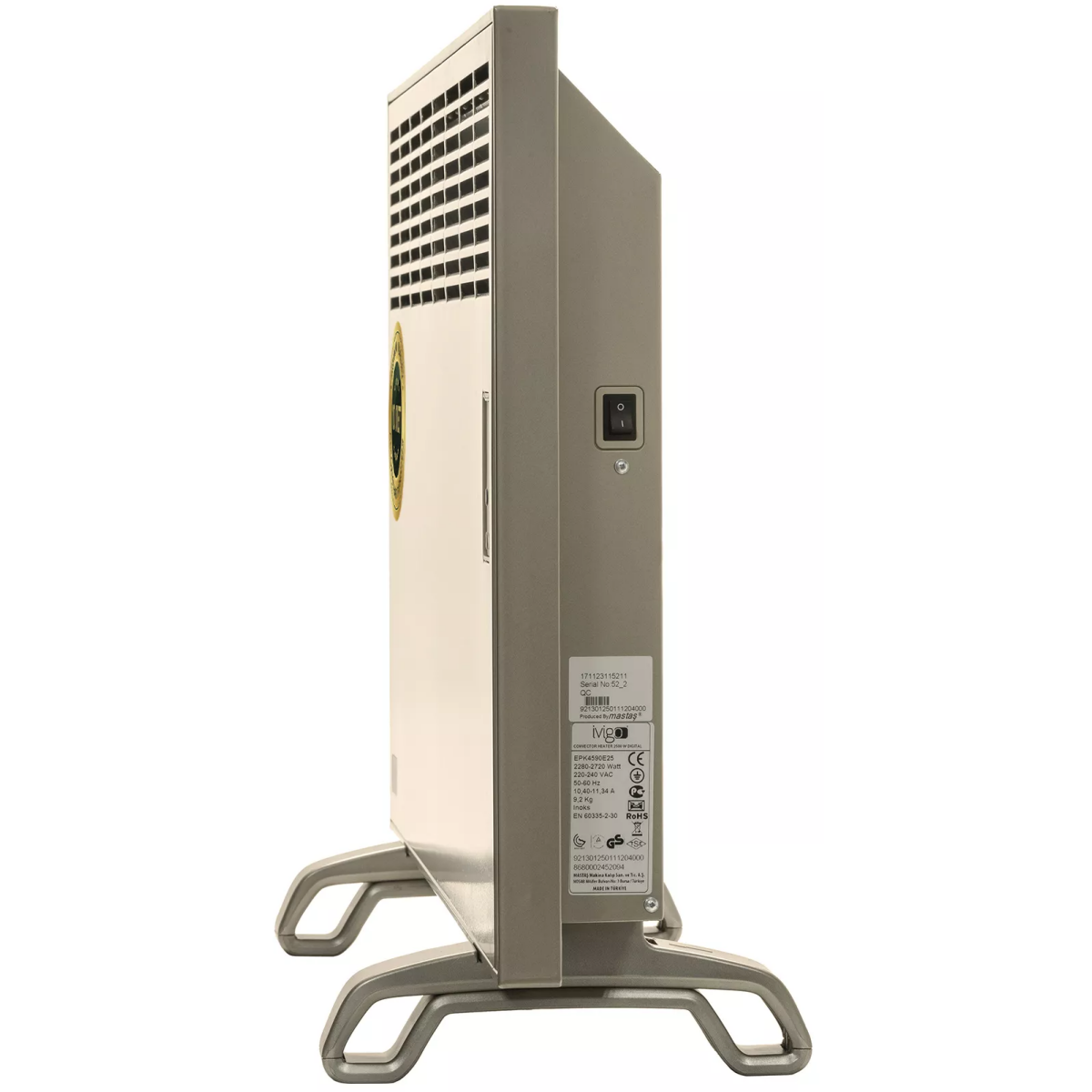 Конвектор iVigo EPK4590E25 Champagne - фото 5