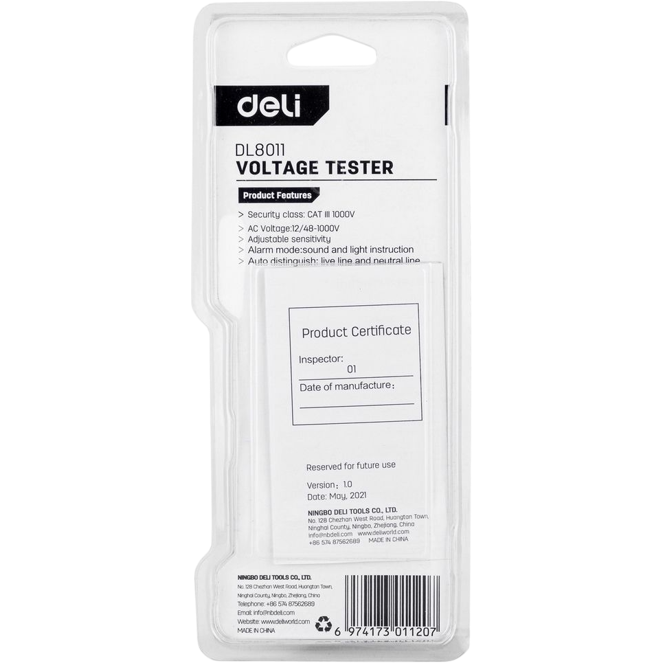 Детектор напряжения Deli DL8011 - фото 4