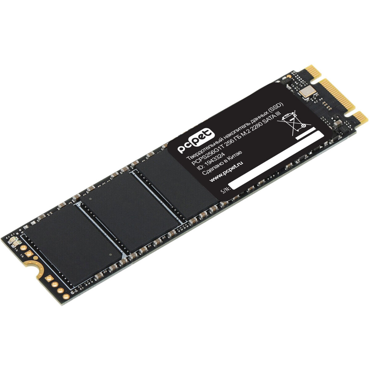 Накопитель SSD 256Gb PC PET (PCPS256G1T) OEM - фото 3