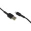 Кабель USB - Lightning, 1м, BoraSCO 38519 Black - фото 2