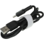 Кабель USB - Lightning, 1м, BoraSCO 38519 Black - фото 3