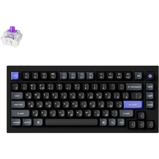 Клавиатура Keychron Q1 HE 8K (Q1HW-M1P)