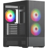 Корпус HSPD M712-TGBK-ARGB Black