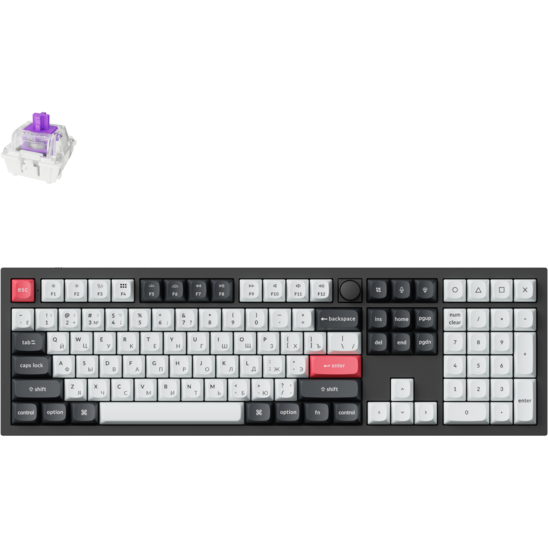 Клавиатура Keychron Q6 HE (Q6H-M1P)