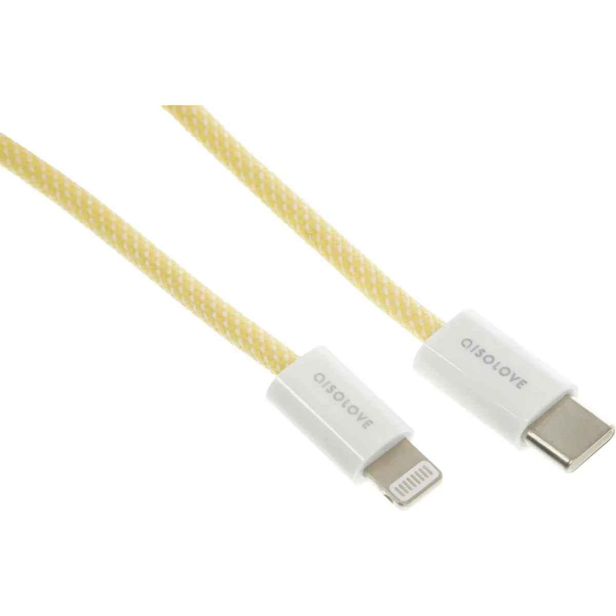 Кабель USB Type-C - Lightning, 1м, SOLOVE DW6 Yellow