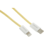 Кабель USB Type-C - Lightning, 1м, SOLOVE DW6 Yellow