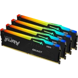 Оперативная память 64Gb DDR5 5600MHz Kingston Fury Beast RGB (KF556C40BBAK4-64) (4x16Gb KIT)
