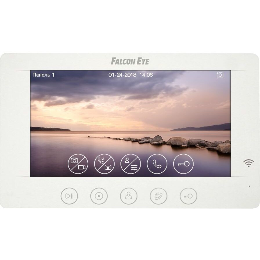 Видеодомофон Falcon Eye Cosmo HD Wi-Fi White