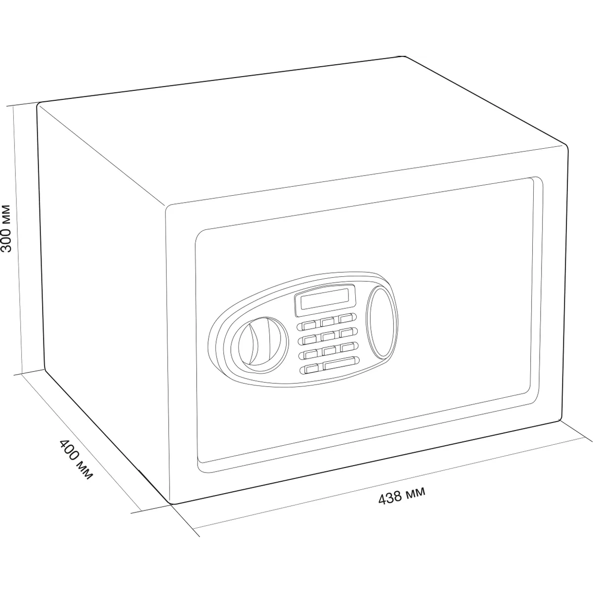 Сейф Cactus CS-SF-E40 - фото 4