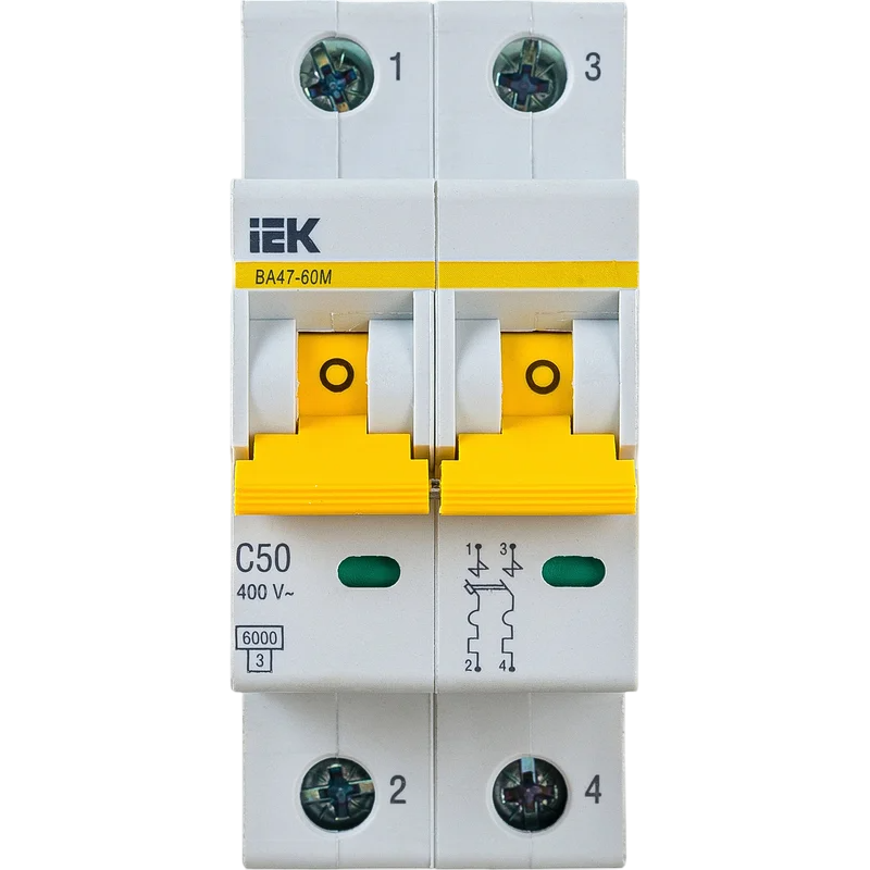 Автоматический выключатель IEK MVA31-2-050-C - фото 2