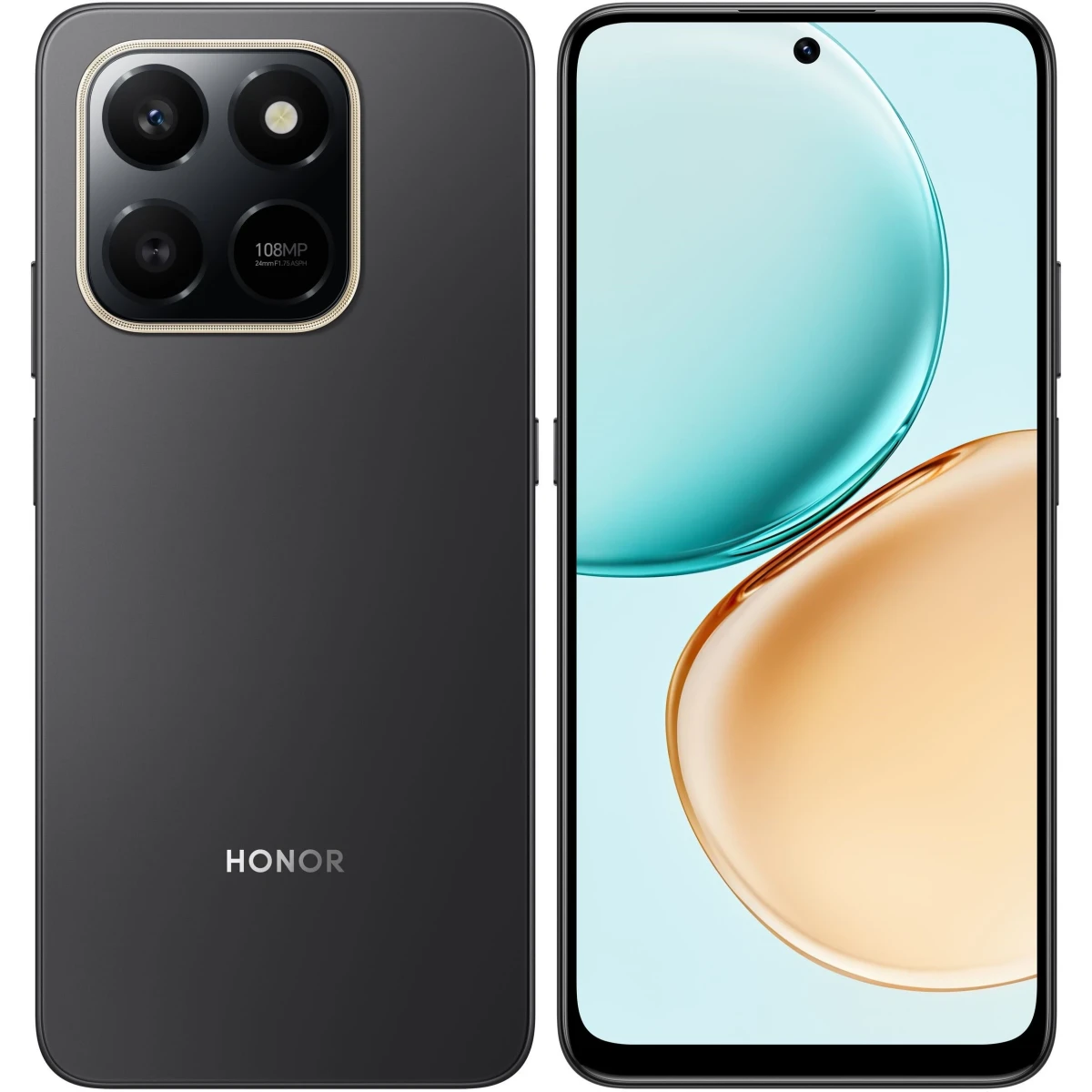 Смартфон Honor X7d 8/256Gb Velvet Black (LGN-LX1) - 5109BXJW