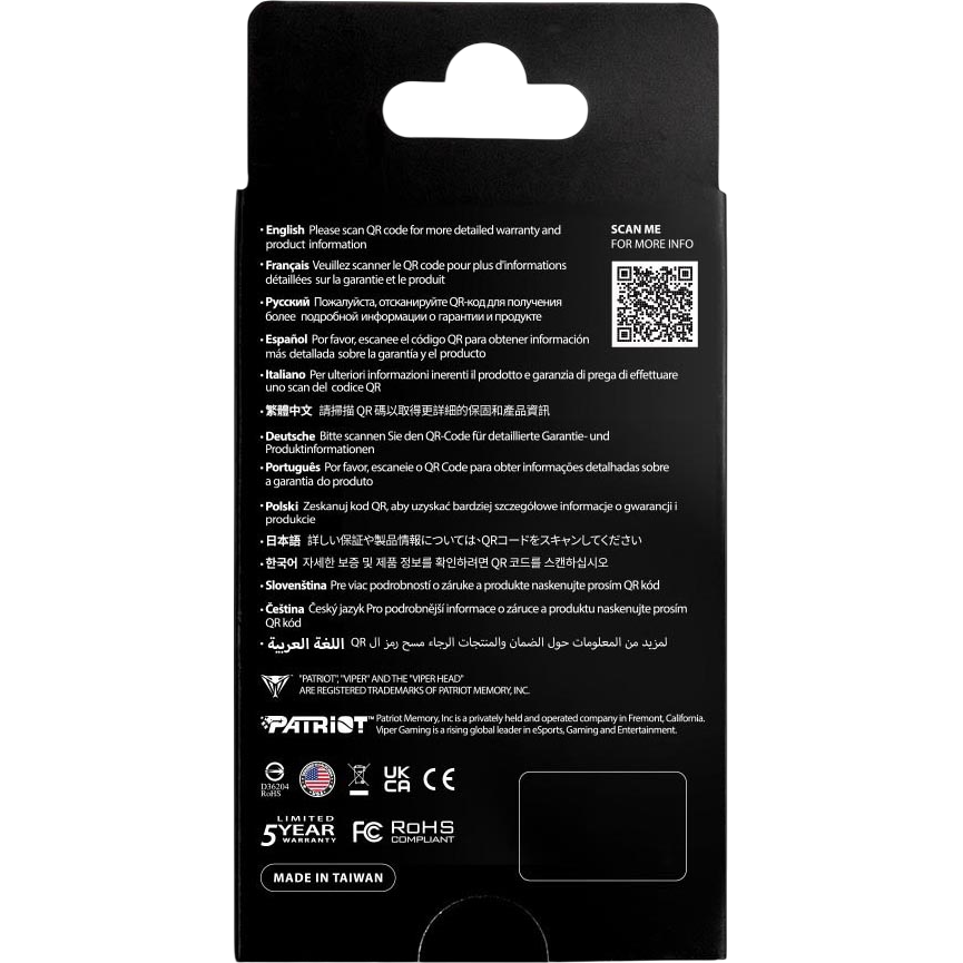 Накопитель SSD 4Tb Patriot Viper PV593 (PV593P4TBM28H) - фото 5