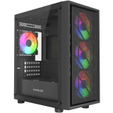 Корпус Powercase Mistral Micro EM16 Black (CMMEM16B-L4)