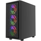 Корпус Powercase Mistral Micro EM16 Black (CMMEM16B-L4)