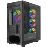Корпус Powercase Mistral Micro EM16 Black (CMMEM16B-L4)