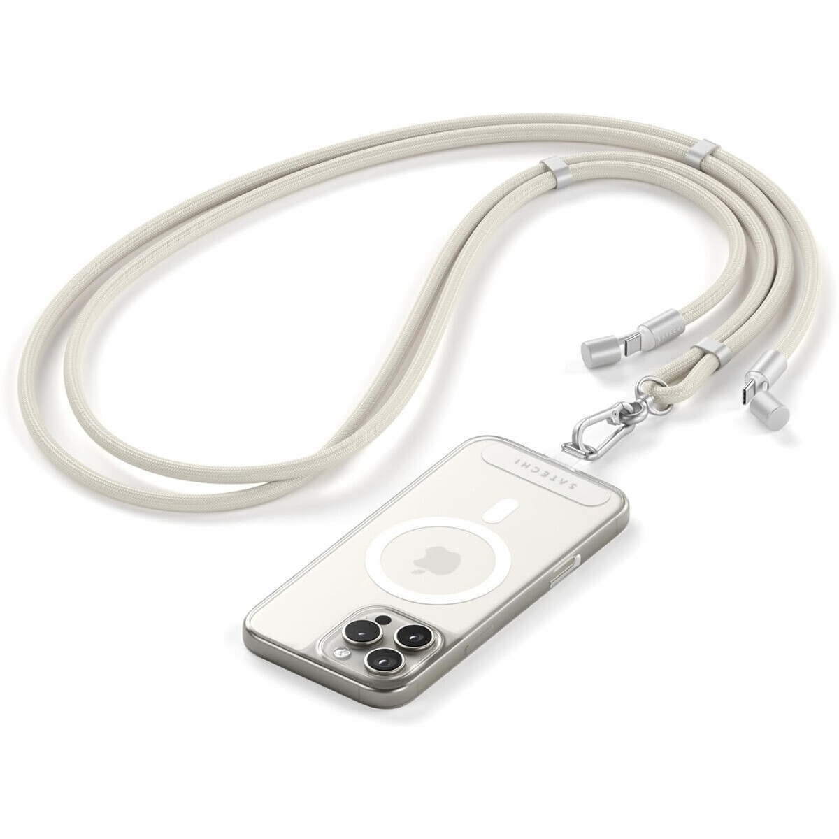 Кабель USB Type-C - USB Type-C, 1.5м, Satechi ST-LOTGLW Sand - фото 2