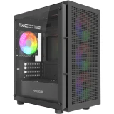 Корпус Powercase Mistral Micro EM17 Black (CMMEM17B-A4)