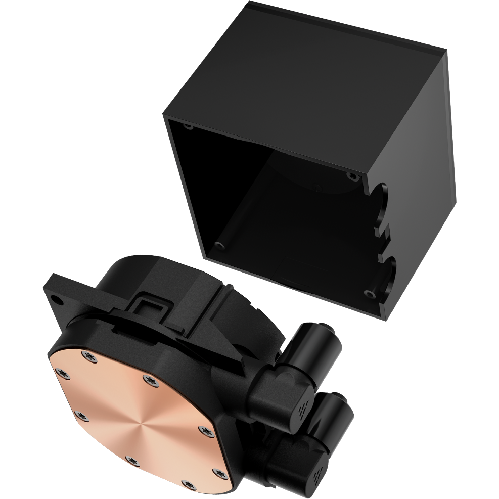 Система жидкостного охлаждения PCcooler DC360 Pro ARGB Display Black - DC360Pro-BKAWXY-GL - фото 4