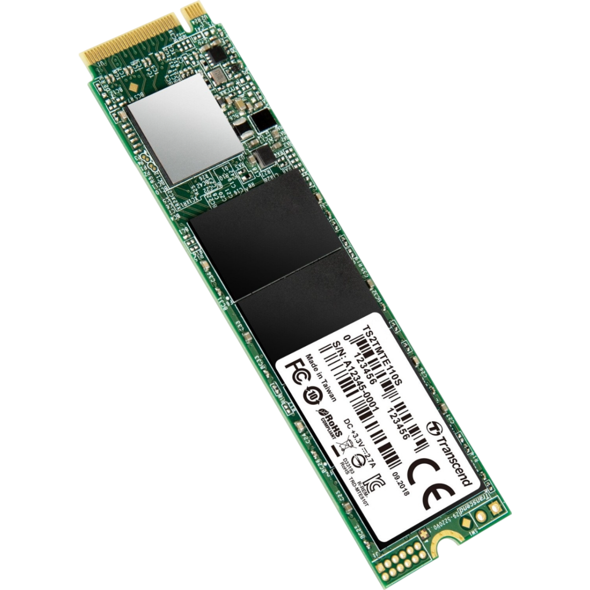 Накопитель SSD 2Tb Transcend MTE110S (TS2TMTE110S) - фото 2