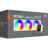 Система жидкостного охлаждения PCcooler DC360 Pro ARGB Display White (DC360Pro-WHAWXY-GL)