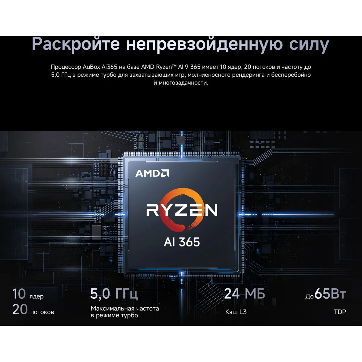 Неттоп Chuwi AuBox Ai365 (CWI603AIP) - CWI603AIP/6935768760672 - фото 13