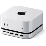 Док-станция Satechi Mac Mini M4 Stand & Hub with SSD Enclosure (ST-GNMMES)
