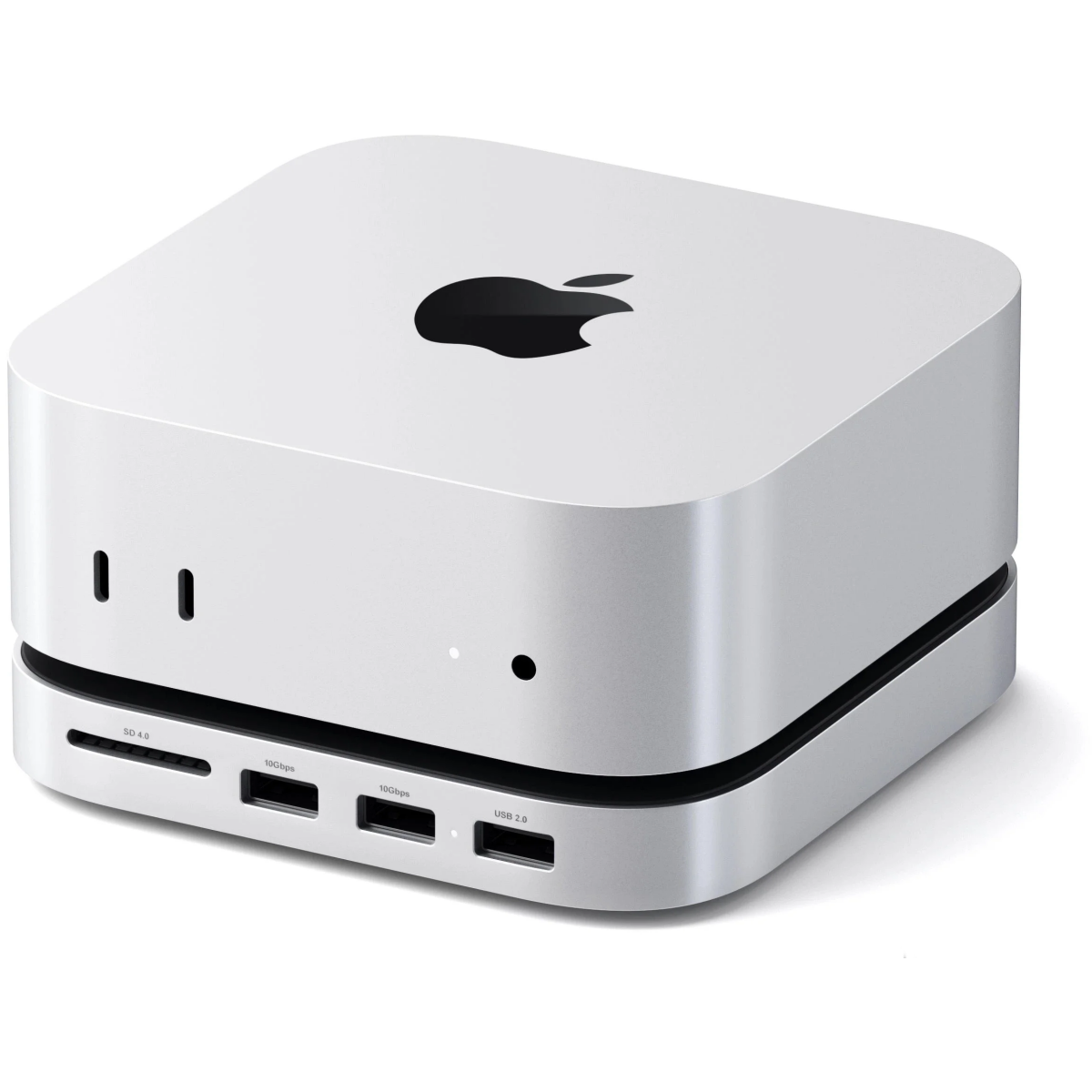 Док-станция Satechi Mac Mini M4 Stand & Hub with SSD Enclosure - ST-GNMMES