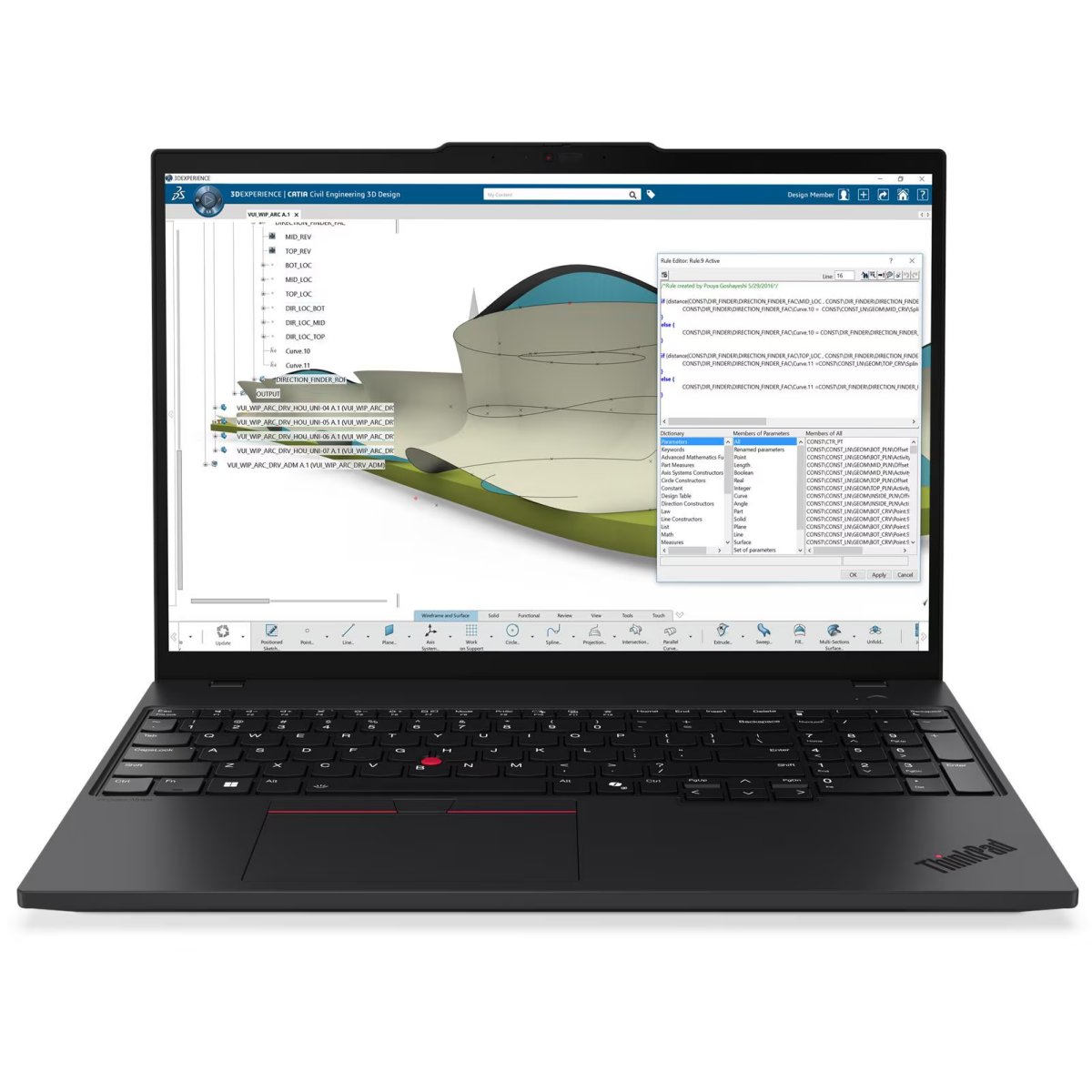 Ноутбук Lenovo ThinkPad P16s Gen 4 (AMD) (21QR003WGX)
