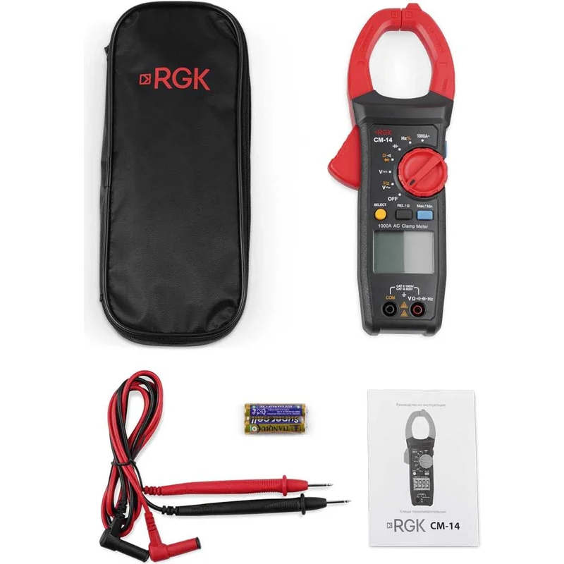 Токоизмерительные клещи RGK CM-14 - 755115 - фото 6