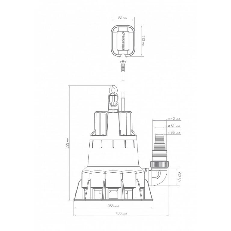 Насос Джилекс Дренажник 650/17 - 5155 - фото 6